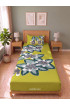 Hand Painted Rayon Bedsheet Set Single Size